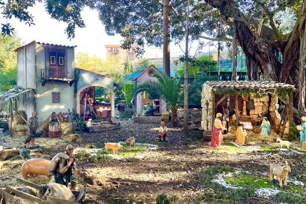 I Giardini aprono le porte al Presepe: l’inaugurazione con Musumeci